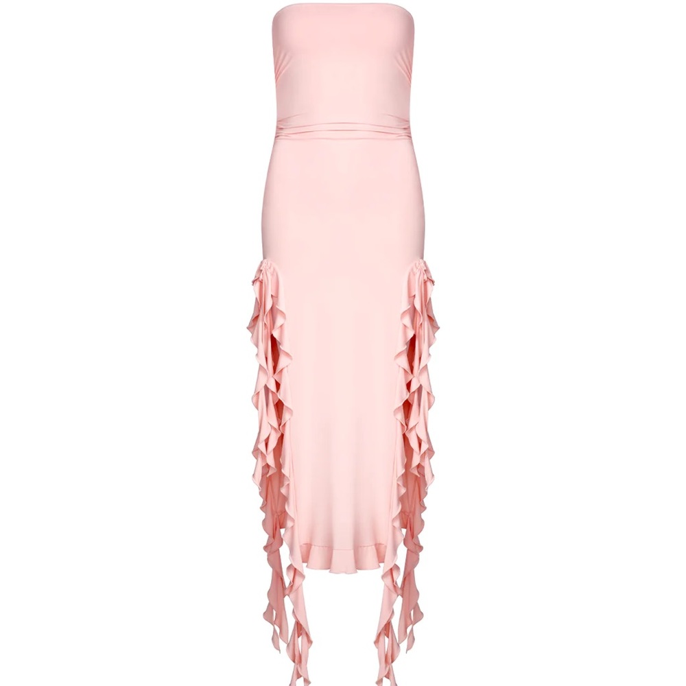 Lioness Rendezvous Strapless Dress - Blush